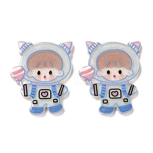 Cartoon Acrylic Cabochons MACR-P021-B03-1