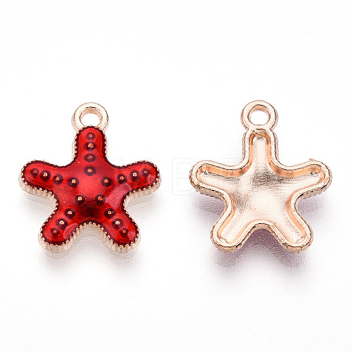 Alloy Enamel Pendants ENAM-CJC0014-02C-1