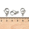 Tarnish Resistant 304 Stainless Steel Lobster Claw Clasps STAS-AB17-2