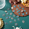 Tibetan Style Alloy with Resin Imitation Turquoise Connector Charms FIND-TAC0035-47AS-05-5
