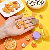 20Pcs 10 Styles Opaque Resin Imitation Food Pendants RESI-YW0001-69-5