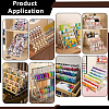 4-Tier 20-Grid Acrylic Card Display Riser Stands ODIS-WH0030-339B-5