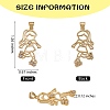 5Pcs Rack Plating Brass Micro Pave Cubic Zirconia Pendants ZIRC-SZ0003-75-7