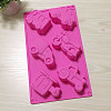 Airplane & Motorcycle & Car & Van & Bus & Tractor Cake Silicone Molds BAKE-PW0001-053-1