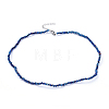 Electroplate Glass Beaded Necklaces NJEW-JN02793-01-1