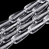 Transparent Glass Beads Strands GLAA-Q113-03A-A01-1