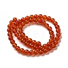 Natural Agate Beads Strands X-G-G390-6mm-03-4