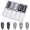 10 Rolls PET Lace Flower Nail Foils Floral Transfer Paper STIC-SP0001-19-1