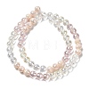 Electroplate Glass Beads Strands EGLA-D300-06-6mm-20-2