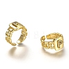 Brass Micro Pave Clear Cubic Zirconia Cuff Rings RJEW-H541-01P-G-2