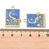 304 Stainless Steel Enamel Pendants STAS-K293-19G-02-3