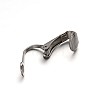 304 Stainless Steel Clip-on Earring Findings STAS-G130-09P-2