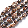 Natural Baroque Pearl Keshi Pearl Beads Strands PEAR-S021-166B-1