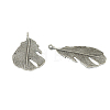 Tibetan Style Alloy Feather Large Pendants LS-TIBEP-K1720-AS-RS-1