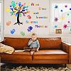 Translucent PVC Self Adhesive Wall Stickers STIC-WH0015-067-4