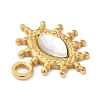 Real 18K Gold Plated 304 Stainless Steel Pendants STAS-A084-19G-01-3