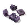 Rough Natural Lepidolite/Purple Mica Stone Beads G-D457-02-1