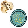Wax Seal Brass Stamp Head AJEW-WH0209-096-1