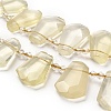 Natural Lemon Jade Beads Strands G-H078-A05-01-3