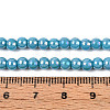 Electroplate Opaque Glass Beads Strands GLAA-T032-P4mm-AB13-A-4