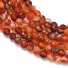 Natural Red Agate Beads Strands G-B168-A04-2mm-4