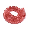 Cherry Quartz Glass Beads Strands G-Q608-10N-3