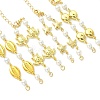 4Pcs 4 Styles Ocean Sea Animals 304 Stainless Steel Link Chain Bracelet Making AJEW-JB01627-2