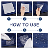 24 Sheets Glitter Hotfix Rhinestone(Hot Melt Adhesive On The Back) AJEW-FG0005-79-4