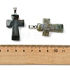 Natural Moss Agate Pendants GG-K002-11C-3
