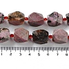 Natural Rhodonite Beads Strands G-C182-31-02-5