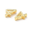 Brass Slide Charms KK-L253-15G-04-2