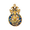 304 Stainless Steel Enamel Pendants STAS-OY010-01G-1-3