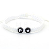 Resin Beads Braided Bead Bracelets FS-WG7326D-16-1
