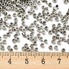 Electroplate Glass Seed Beads SEED-S042-01A-07-4