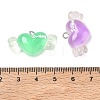 Transparent Resin with Alloy Pendants RE-CBA14F0-06-3