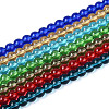 Transparent Glass Beads Strands GLAA-N058-8mm-B01-1