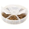 1 Box Iron Plated Jump Rings 4mm to 10mm in Diameter Antique Bronze for Jewelry Making IFIN-PH0001-06AB-NF-2