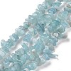 Natural Aquamarine Chips Beads Strands G-D0002-A02-1