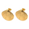 304 Stainless Steel Stud Earrings SA-CBA46AF-06G-02-4