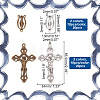 ARRICRAFT 20Pcs 2 Colors Virgin Mary Tibetan Style Alloy Chandelier Component Links DIY-AR0003-76-2