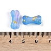 Gradient Color Transparent Acrylic Beads OACR-M023-01H-3