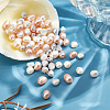 75Pcs 5 Style Natural Cultured Freshwater Pearl Beads PEAR-WR0001-04-4