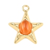 Dyed & Heated Natural Carnelian Pendants GG-G001-01G-10-1