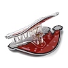Christmas Claw Plastic Claw Hair Clips PHAR-K006-01B-2
