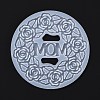 Mother's Day Theme DIY Cup Mat Silicone Molds DIY-B035-02-2