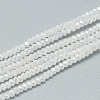 Electroplate Glass Beads Strands X-EGLA-Q112-A03-1