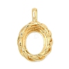 Brass Pendant Cabochon Settings KK-CBA968C-03G-07-1