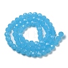 Imitation Jade Glass Beads Stands EGLA-A035-J8mm-D04-3