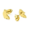 Cute Little Animal Theme 304 Stainless Steel Stud Earrings EJEW-B041-03G-G-2