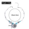 Bohemian Style Alloy with Synthetic Turquoise Pendant Necklaces FS-WG9CEC0-01-1